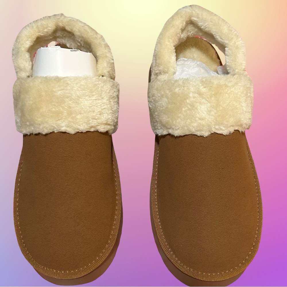 NWT!MIA SLIP ON/REMOVABLE BACK STRAP, CUSHION FOOTBED CLOG W/SHEARLING,SZ 10 - Picture 11 of 16